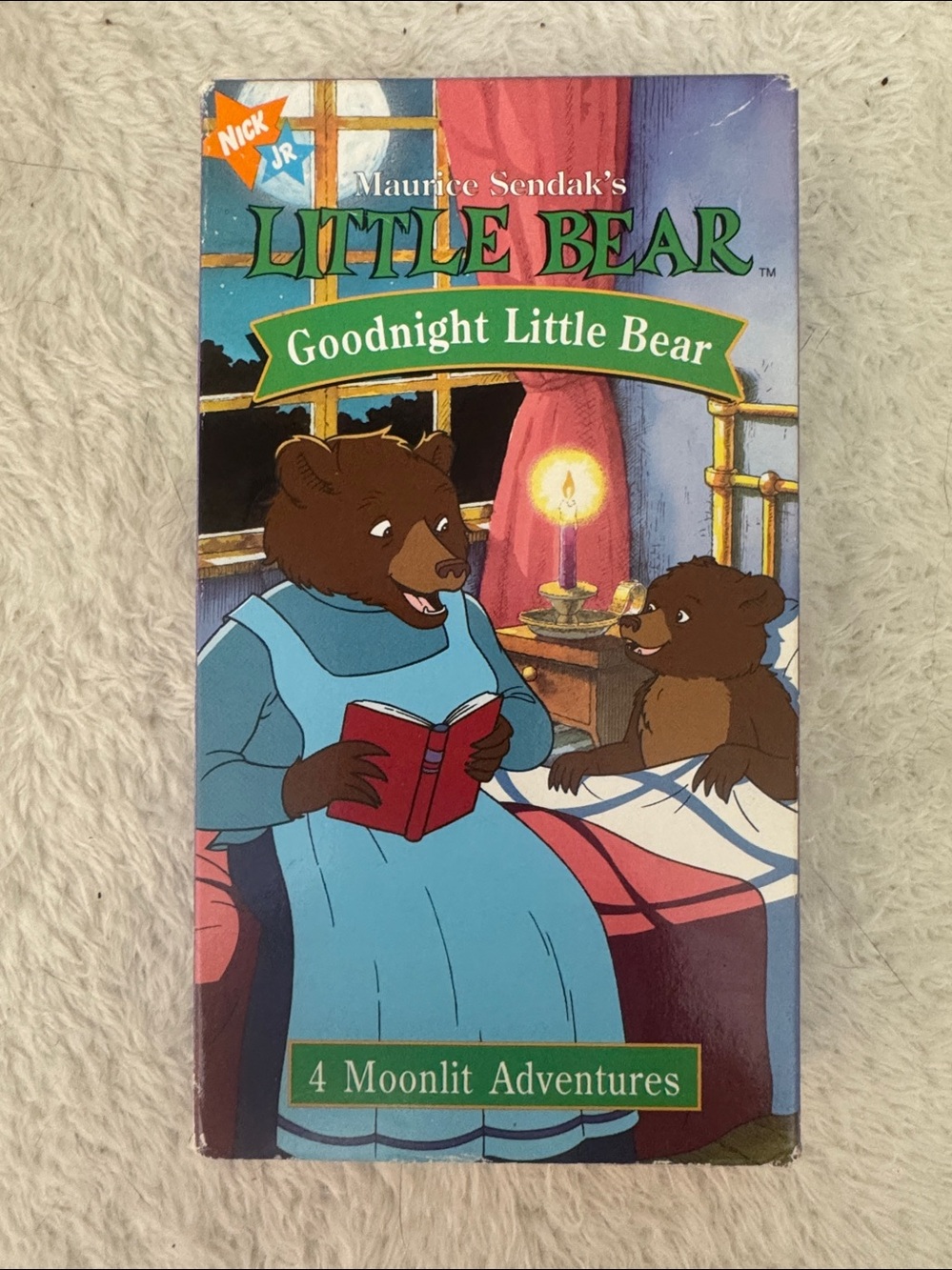 Little Bear Goodnight Little Bear VHS 1997 Maurice Sendak Tape Nick Jr RARE!